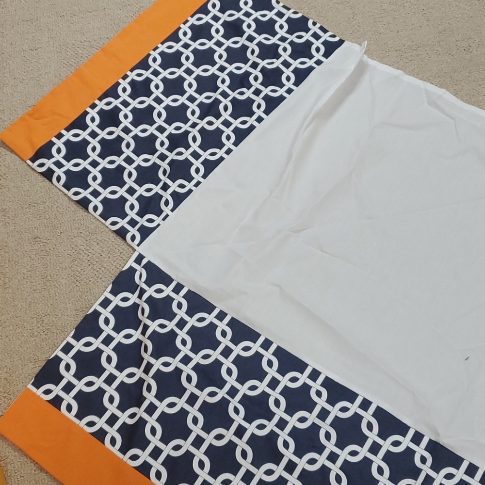 Crib bed skirt, diaper pad cover